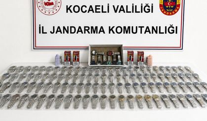 Dilovası’nda ünlü markalara ait 4.5 milyon TL değerinde 281 adet sahte kol saati ele geçirildi