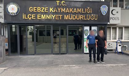 Banka dolandırıcılığından aranan şahıs Gebze’de yakalandı