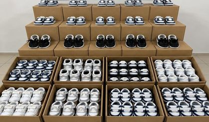 Dilovası’nda 3 milyon 250 TL değerinde sahte spor ayakkabısı yakalandı