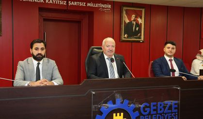 Gebze Belediyesi Haziran Meclisi’nde 19 gündem maddesi görüşüldü