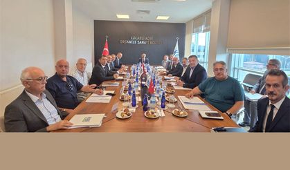 KOBİ Organize Sanayi Bölgesi Toplantısı Vali Aktaş başkanlığında yapıldı