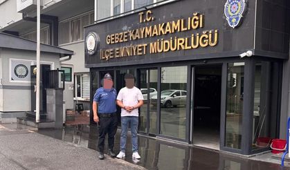 Uyuşturucu suçundan 12 yıl 6 ay hapis cezası olan şahıs Gebze’de yakalandı