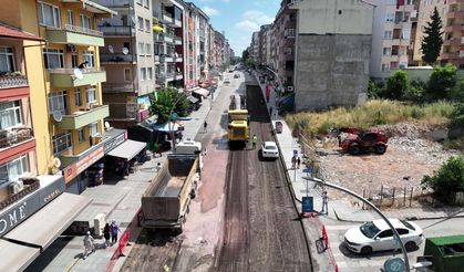 Şehit Numan Dede Caddesi yenileniyor