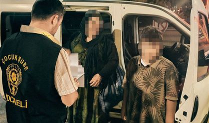 Dilencilik yapan 22 çocuk ailelerine teslim edildi