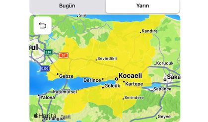 Kuvvetli sağanak ve gök gürültülü sağanak yağışlara dikkat!