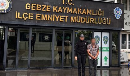 22 yıl hapis cezasıyla aranan şahıs Gebze’de yakalandı