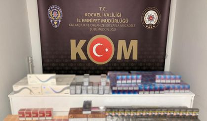 Gümrük kaçağı 1.410 paket sigara ve 90 paket elektronik sigara tütünü ele geçirildi
