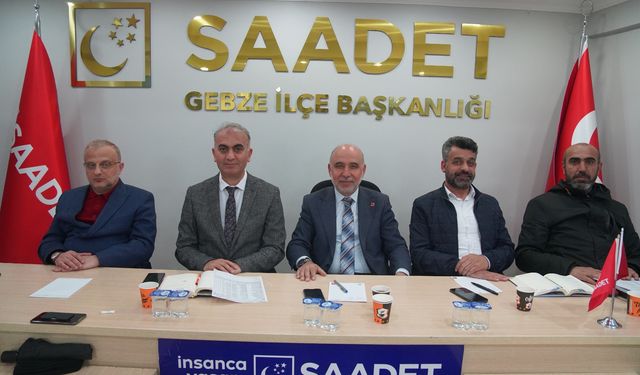 SP Kocaeli İl Başkanı Sarıdoğan, Gebze’de toplantıya katıldı