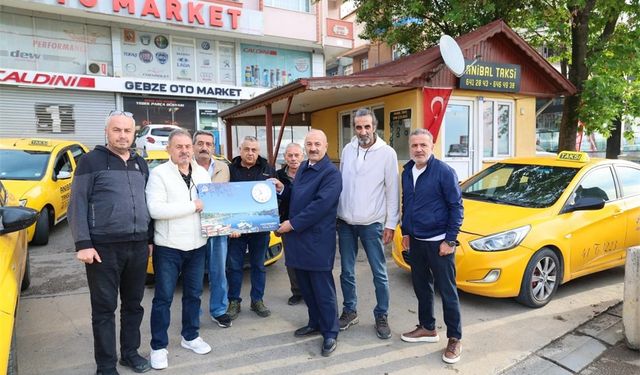Büyükgöz yeni haftaya taksicilerle başladı