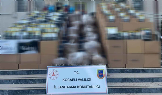 Jandarma’dan Gebze ve Dilovası’nda kaçakçılık operasyonu