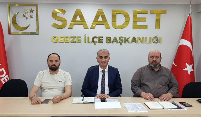 Saadet Partisi Gebze’den yaz dönemi ve bayram uyarısı