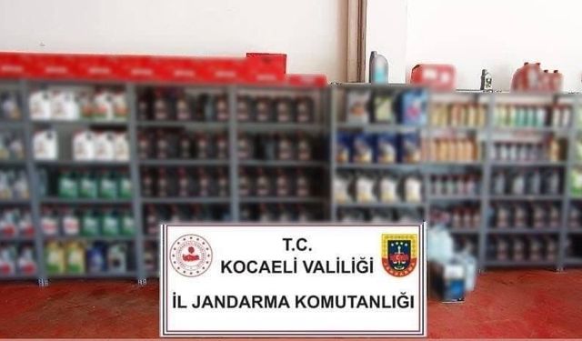 Atık madeni yağları ünlü markalara ait sahte kutulara doldurarak satmışlar
