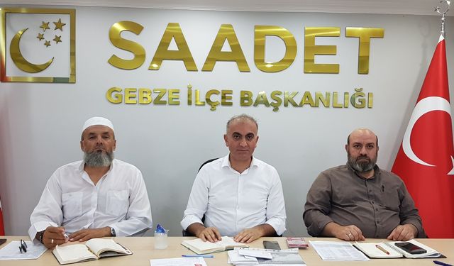 Saadet Partisi Gebze’den orman yangınlarına tepki
