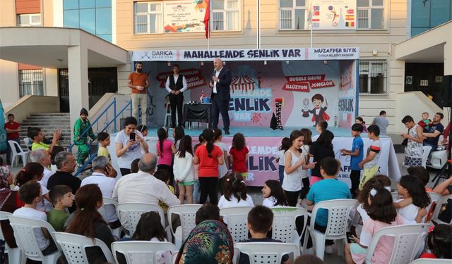 Darıca’da çocuklar için mahalle şenlikleri başlıyor