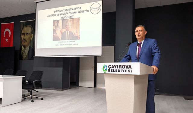 Prof.Dr. Mantar’dan eğitimde liderlik, yenilikçilik ve değerler eğitimi üzerine önemli mesajlar