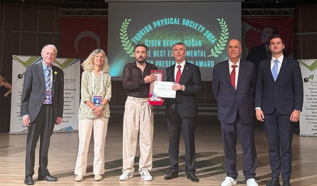 GTÜ öğrencisine Türk Fizik Derneği’nden ödül