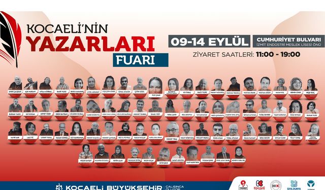 Kocaeli’nin yazarları okurlarıyla buluşuyor