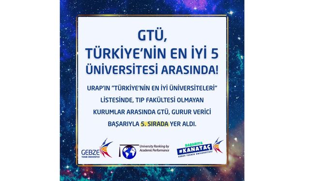 GTÜ Türkiye 5.'si