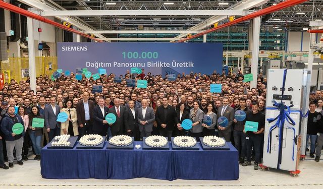 Siemens Türkiye, Gebze Fabrikası'nda 100.000’inci orta gerilim panosunu üretti