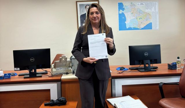 H.Pınar Demirel mazbatasını aldı