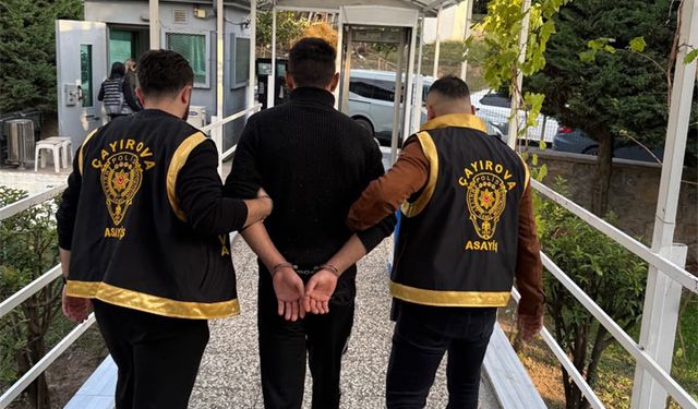6 ayrı ilden araması olan şahıs Çayırova’da yakalandı