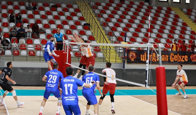 Gebze Belediyesi Voleybol Takımı, Galatasaray’ı 3-2 yendi
