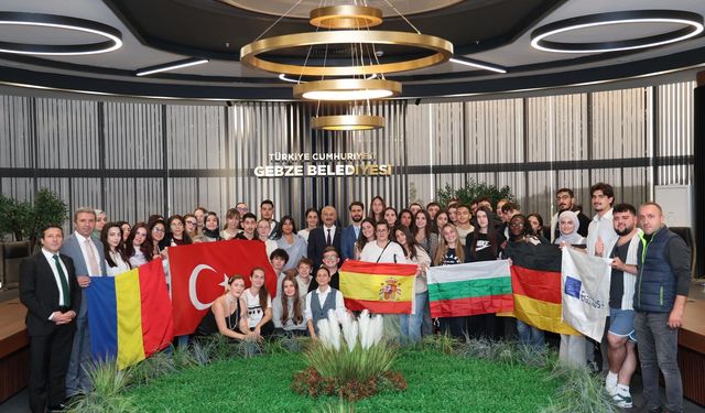 Başkan Büyükgöz Erasmus öğrencileriyle buluştu