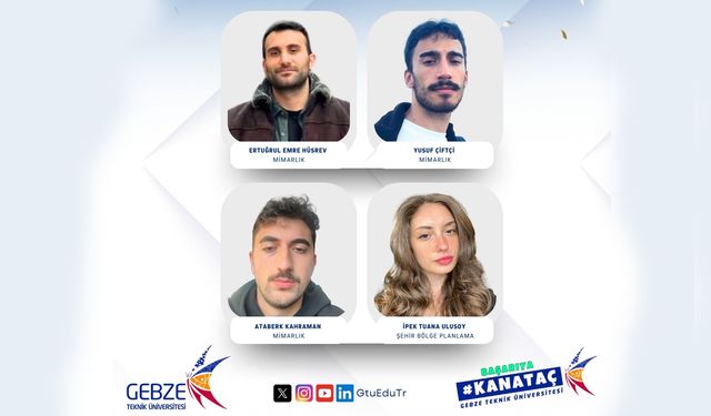 GTÜ öğrencilerine GençTasarım Yarışması’nda ödül