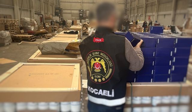 15 milyon TL değerinde araba parçası ele geçirildi