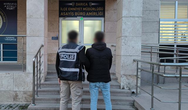 Banka dolandırıcılığı suçundan aranan şahıs Darıca’da yakalandı