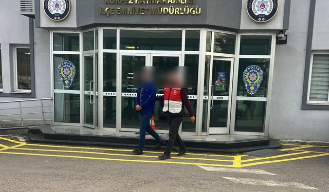 Bina içinden hırsızlık suçuyla aranan şahıs yakalandı