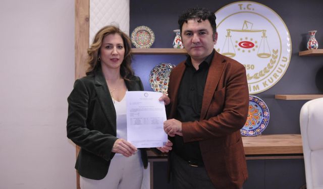 Aydoğdu mazbatasını aldı