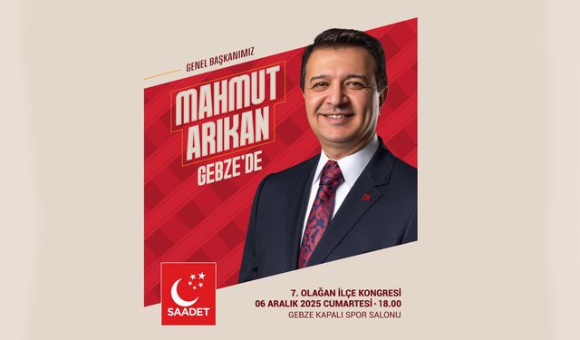 Mahmut Arıkan Gebze’de