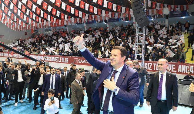 Saadet Partisi Gebze’de görkemli kongre