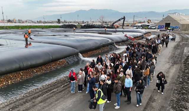 Dip çamuru projesinde geleceklerini gördüler