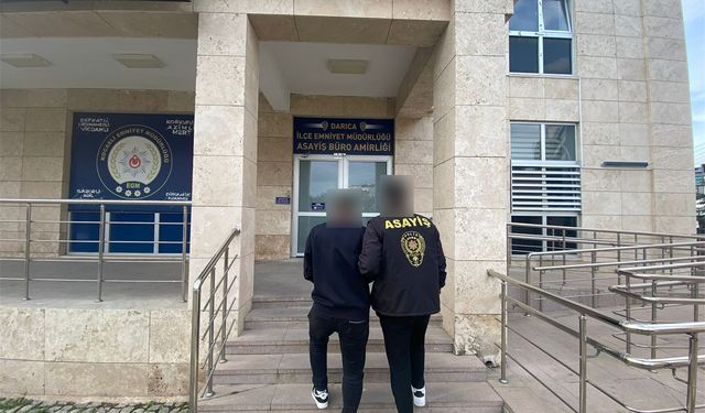 Uyuşturucu madde ticareti yapma suçundan 3 yıl hapis cezası olan şahıs Darıca’da yakalandı