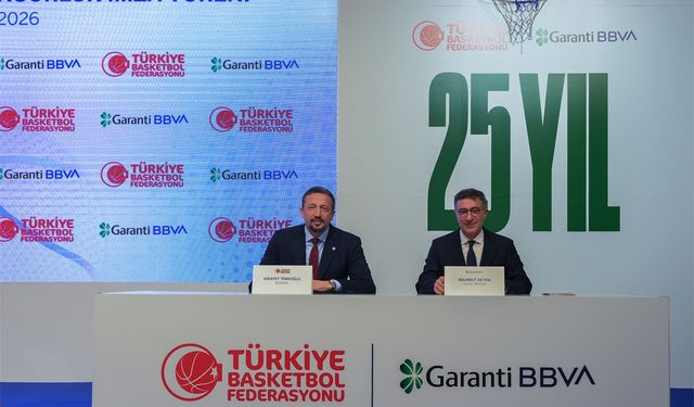 Garanti BBVA, Türkiye Basketbol Federasyonu ile sponsorluk anlaşmasını 5 yıl daha uzattı