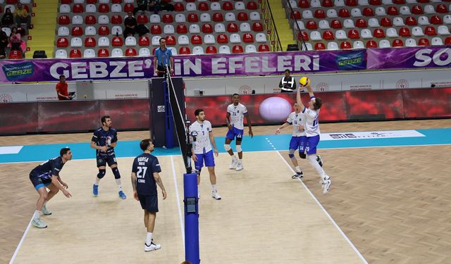 Gebze Belediyesi Spor Kulübü’nden Efeler Ligi'nde kritik galibiyet