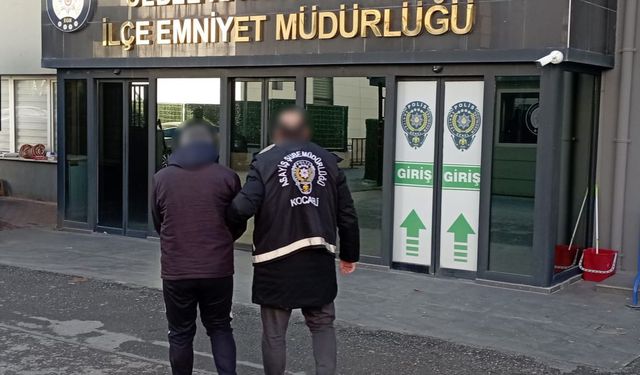 Hırsızlık suçundan aranan şahıs Gebze’de yakalandı