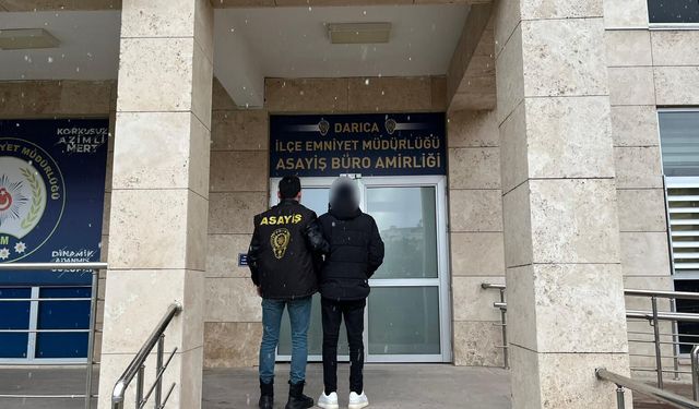 Şanlıurfa’da dolandırıcılık suçundan 3 yıl 4 ay hapis cezası bulunan şahıs Darıca’da yakalandı