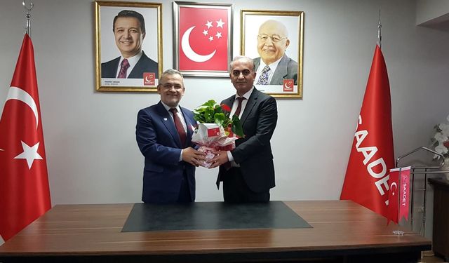 Yeniden Refah Partisi’nden, Erkan Vural’a hayırlı olsun ziyareti