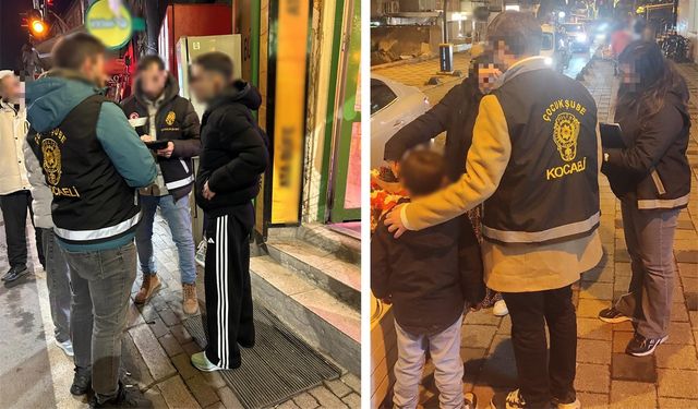 Yılbaşı gecesi 21 çocuk muhafaza altına alındı