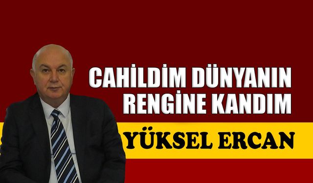 Cahildim dünyanın rengine kandım