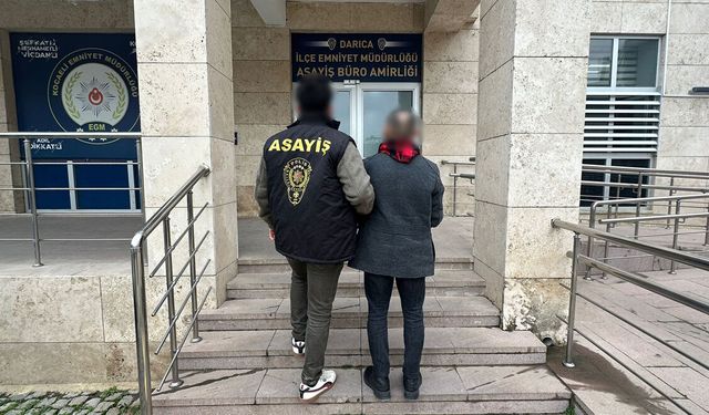 Darıca’da işyerinden hırsızlık suçundan aranan şahıs yakalandı