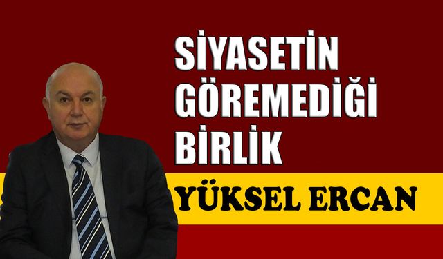 Siyasetin göremediği birlik