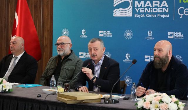 Başkan Büyükakın uluslararası gazetecilerle bir araya geldi