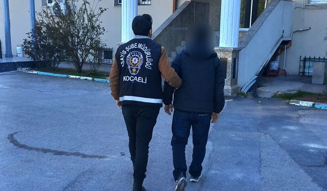 Hırsızlık suçundan 6 yıl hapis cezası olan şahıs Dilovası’nda yakalandı
