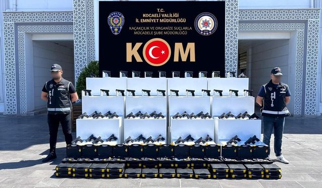 TEM Otoyolu’nda yüklü miktarda silah ele geçirildi