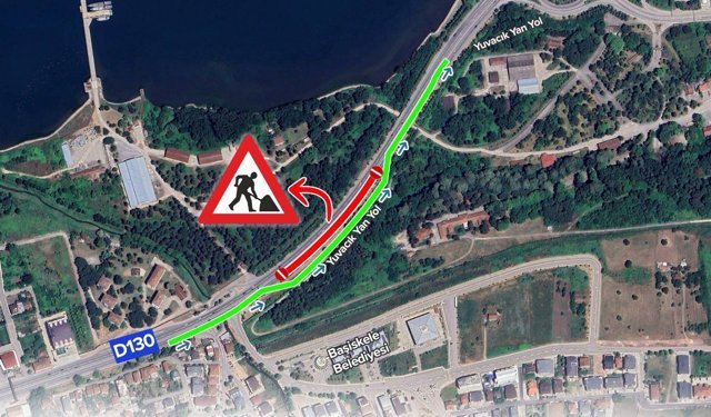 D-130 İzmit istikameti 22 Mayıs’a kadar trafiğe kapalı