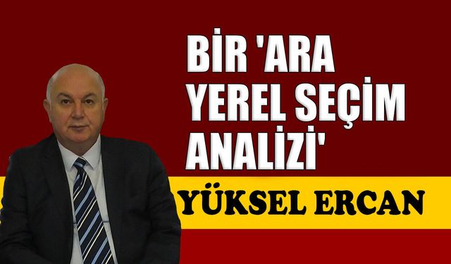 Bir 'Ara Yerel Seçim' analizi